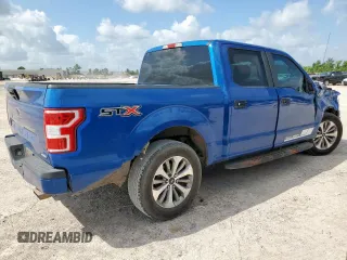 2018 Ford F-150 XL with VIN 1FTEW1CP5JKC02387, listed as a Copart auction lot 58983835 with 119,720 mi miles and Salvage title. Bid and sale history available at DreamBid. Image 3.