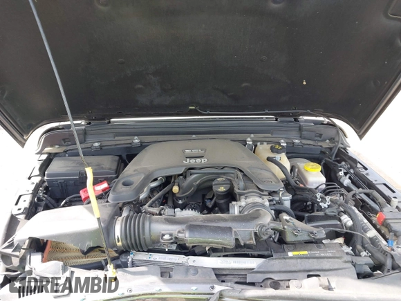2019 Jeep Wrangler Unlimited Sport S with VIN 1C4HJXDG2KW516571, listed as a IAAI auction lot 42043223 with 58,131 mi miles and . Bid and sale history available at DreamBid. Image 10.