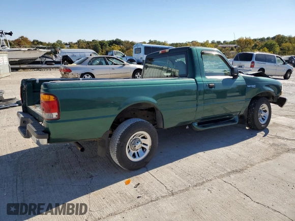 1999 Ford Ranger XL with VIN 1FTYR10VXXUA28191, listed as a Copart auction lot 75659254 with 72,719 mi miles and Salvage Title. Bid and sale history available at carsss.com. Image 3.