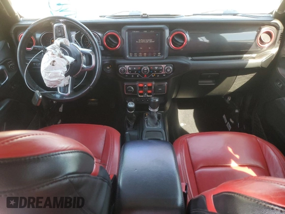 2021 Jeep Wrangler Unlimited Sahara Altitude с VIN 1C4HJXEG4MW731421, выставлен на аукционе Copart как лот 54960915 с пробегом 105 243 миль миль и Списание • Salvage title. История ставок и продаж доступна на DreamBid. Изображение 8.