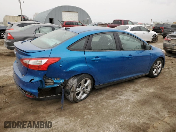 2014 Ford Focus SE with VIN 1FADP3F24EL406933, listed as a Copart auction lot 47826345 with 115,310 mi miles and Salvage Title. Bid and sale history available at carsss.com. Image 3.