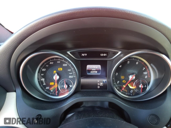 2018 Mercedes-Benz CLA 250 with VIN WDDSJ4EB6JN652106, listed as a Copart auction lot 79602253 with 43,998 mi miles and . Bid and sale history available at DreamBid. Image 9.