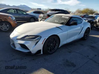 2023 Toyota GR Supra 3.0 with VIN WZ1DB0G04PW058137, listed as a Copart auction lot 87608815 with 4,732 mi miles and Salvage Title. Bid and sale history available at carsss.com. Image 1.