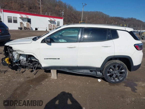 2021 Jeep Compass 80th Anniversary with VIN 3C4NJDEB5MT584554, listed as a IAAI auction lot 41705784 with 56,213 mi miles and . Bid and sale history available at DreamBid. Image 15.