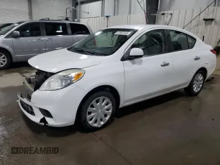 2012 Nissan Versa S with VIN 3N1CN7AP3CL800787, listed as a Copart auction lot 47553145 with 253,628 mi miles and Salvage Title. Bid and sale history available at carsss.com. Image 1.