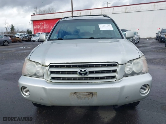 2003 Toyota Highlander with VIN JTEHF21A230100962, listed as a IAAI auction lot 41494448 with 255,455 mi miles. Bid and sale history available at carsss.com. Image 6.