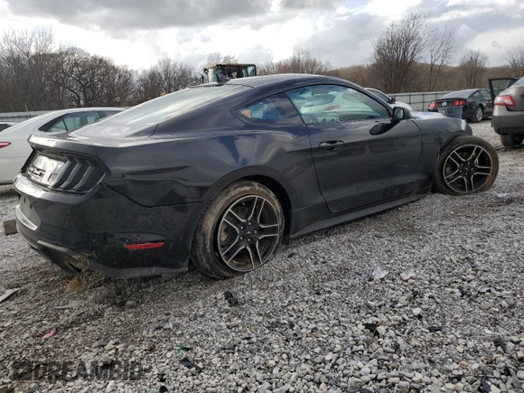 2022 Ford Mustang EcoBoost with VIN 1FA6P8TH5N5121693, listed as a Copart auction lot 47546355 with 40,005 mi miles and Salvage Title. Bid and sale history available at carsss.com. Image 3.