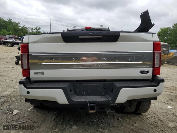 2022 Ford Super Duty F-450 DRW XL with VIN 1FT8W4DT9NED86425, listed as a Copart auction lot 54955994 with 19,767 mi miles and Salvage Title. Bid and sale history available at carsss.com. Image 6.