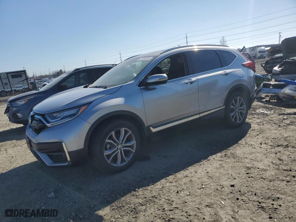 2020 Honda CR-V Touring with VIN 2HKRW2H93LH650856, listed as a Copart auction lot 47092025 with 0 mi miles and Salvage Title. Bid and sale history available at carsss.com. Image 1.