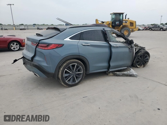 2024 Infiniti QX55 Essential with VIN 3PCAJ5KR6RF108518, listed as a Copart auction lot 53983325 with Not provided miles and Non repairable. Bid and sale history available at DreamBid. Image 3.