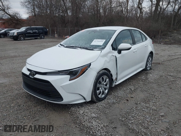 2025 Toyota Corolla LE with VIN 5YFB4MDE0SP263415, listed as a IAAI auction lot 41704504 with 2,178 mi miles. Bid and sale history available at carsss.com. Image 17.