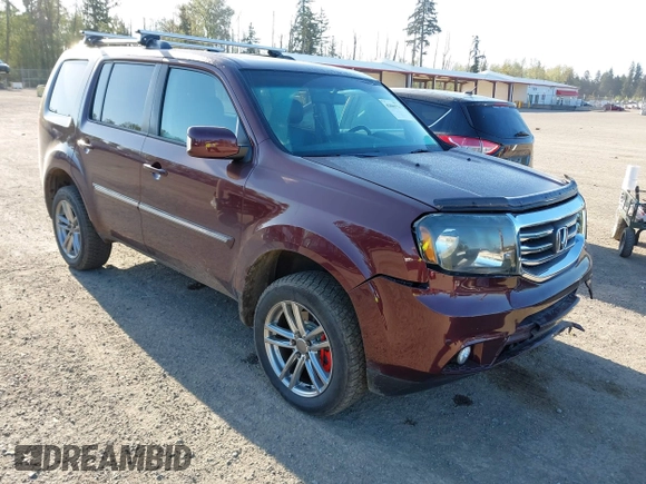 2014 Honda Pilot Touring with VIN 5FNYF4H93EB502117, listed as a IAAI auction lot 42086774 with 111,003 mi miles and . Bid and sale history available at carsss.com. Image 1.