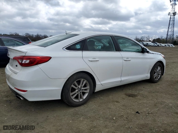 2017 Hyundai Sonata 2.4L with VIN 5NPE24AFXHH571763, listed as a Copart auction lot 51277335 with 167,476 mi miles and Clean Title. Bid and sale history available at carsss.com. Image 3.