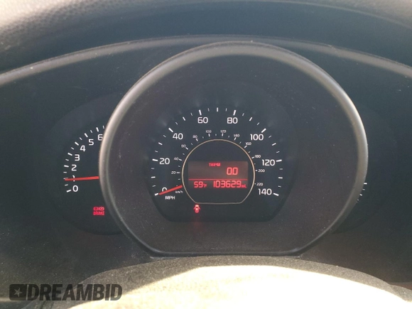 2017 Kia Soul with VIN KNDJN2A25H7434838, listed as a Copart auction lot 80003714 with 103,629 mi miles and Salvage Title. Bid and sale history available at carsss.com. Image 9.