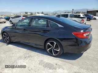 2019 Honda Accord Sport with VIN 1HGCV1F36KA176121, listed as a Copart auction lot 52565475 with 75,847 mi miles and Salvage Title. Bid and sale history available at DreamBid. Image 2.