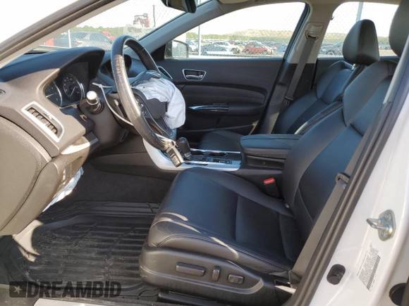 2020 Acura TLX with VIN 19UUB1F38LA015199, listed as a Copart auction lot 53743653 with 44,257 mi miles. Bid and sale history available at carsss.com. Image 7.