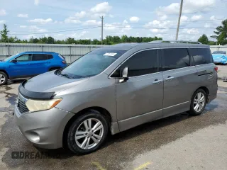 2013 Nissan Quest SV with VIN JN8AE2KP1D9066106, listed as a Copart auction lot 57051845 with 186,857 mi miles and Salvage title. Bid and sale history available at DreamBid. Image 1.