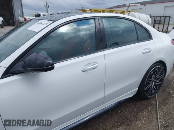 2024 Mercedes-Benz C 43 AMG with VIN W1KAF8HB0RR212189, listed as a IAAI auction lot 42082339 with 3,908 mi miles and . Bid and sale history available at DreamBid. Image 14.