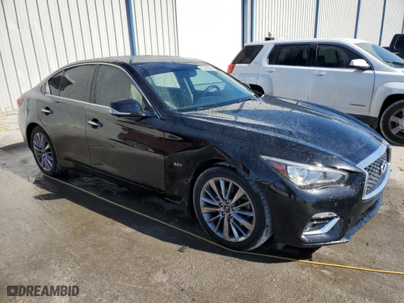 2018 Infiniti Q50 3.0t SPORT with VIN JN1EV7AR7JM430795, listed as a Copart auction lot 82676564 with NaN miles and Clean Title. Bid and sale history available at carsss.com. Image 4.