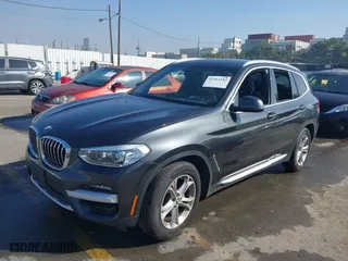 2021 BMW X3 sDrive30i with VIN 5UXTY3C08M9G12128, listed as a IAAI auction lot 41562192 with 33,977 mi miles. Bid and sale history available at carsss.com. Image 17.