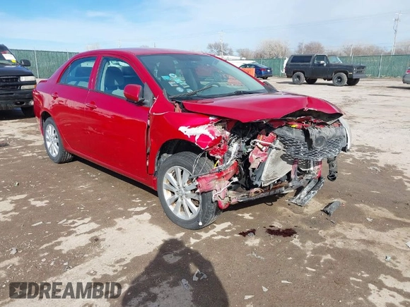 2010 Toyota Corolla with VIN 2T1BU4EE3AC407424, listed as a IAAI auction lot 41655603 with 109,617 mi miles. Bid and sale history available at carsss.com. Image 1.