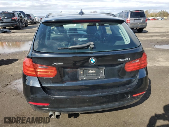 2014 BMW 3 Series 328i xDrive with VIN WBA3G7C51EF186447, listed as a Copart auction lot 51299955 with 114,093 mi miles and Salvage Title. Bid and sale history available at carsss.com. Image 6.