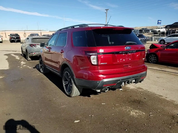 2015 Ford Explorer Sport with VIN 1FM5K8GT2FGB89762, listed as a Copart auction lot 86642024 with 165,441 mi miles and Salvage Title. Bid and sale history available at carsss.com. Image 14.