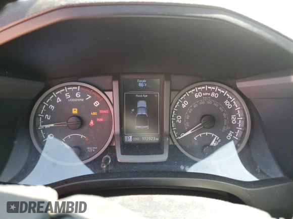 2017 Toyota Tacoma SR5 with VIN 3TMCZ5AN3HM076315, listed as a Copart auction lot 53828955 with 172,923 mi miles and Salvage Title. Bid and sale history available at carsss.com. Image 9.