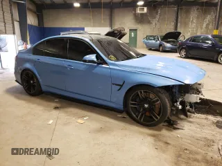 2015 BMW M3 with VIN WBS3C9C5XFJ276181, listed as a Copart auction lot 67751693 with 52,965 mi miles. Bid and sale history available at carsss.com. Image 4.