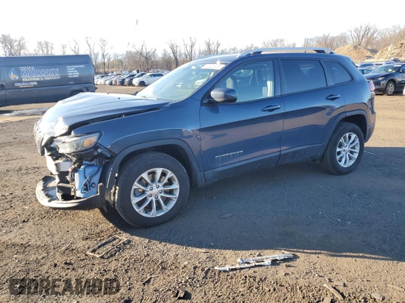 2020 Jeep Cherokee Latitude with VIN 1C4PJMCB2LD550684, listed as a Copart auction lot 43625725 with 60,417 mi miles and Salvage Title. Bid and sale history available at carsss.com. Image 1.