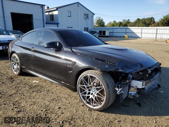 2018 BMW M4 with VIN WBS4Y9C50JAA85497, listed as a Copart auction lot 71460763 with 18,318 mi miles. Bid and sale history available at carsss.com. Image 4.