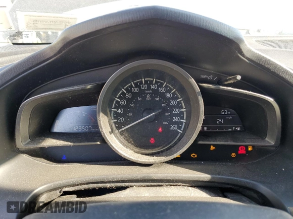2017 Mazda 3 Touring with VIN 3MZBN1L78HM132387, listed as a Copart auction lot 56658705 with 123,507 mi miles and Salvage title. Bid and sale history available at DreamBid. Image 9.