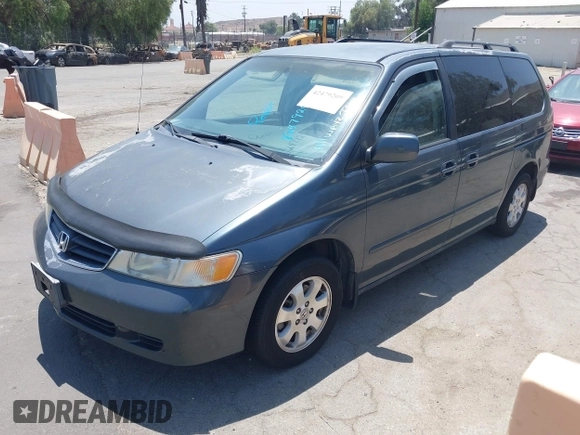 2003 Honda Odyssey EX z VIN 5FNRL18683B097760, wystawiony jako IAAI lot #42479209 z przebiegiem 126 470 mil mil oraz . Historia ofert i sprzedaży dostępna na DreamBid. Obrazek 2.