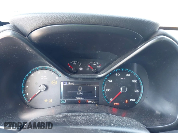 2018 Chevrolet Colorado 4WD LT z VIN 1GCGTCEN0J1265248, wystawiony jako IAAI lot #42247568 z przebiegiem 74 863 mil mil oraz . Historia ofert i sprzedaży dostępna na DreamBid. Obrazek 7.