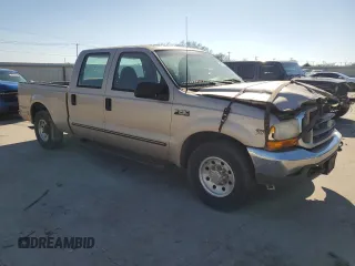 1999 Ford F-250 XL with VIN 1FTNW20S5XEF05191, listed as a Copart auction lot 43906685 with Not Provided miles and Salvage Title. Bid and sale history available at DreamBid. Image 4.