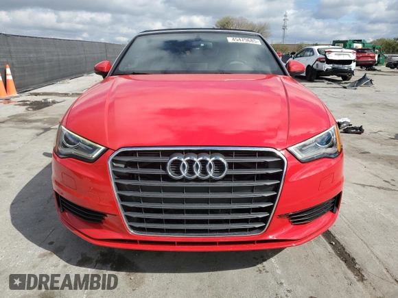 2015 Audi A3 1.8T Premium with VIN WAU6CLFF8F1036565, listed as a Copart auction lot 45479685 with 75,519 mi miles and Salvage Title. Bid and sale history available at carsss.com. Image 5.