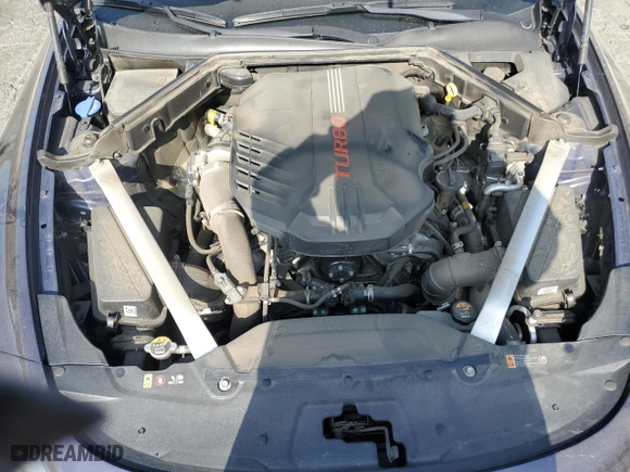 2020 Kia Stinger GT with VIN KNAE35LC0L6086859, listed as a Copart auction lot 58713924 with 38,837 mi miles and Salvage Title. Bid and sale history available at carsss.com. Image 11.