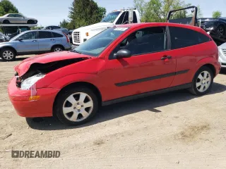 2001 Ford Focus ZX3 z VIN 3FAFP31301R174691, wystawiony jako Copart lot #54987465 z przebiegiem Nie podano mil oraz Szkoda całkowita • Salvage title. Historia ofert i sprzedaży dostępna na DreamBid. Obrazek 1.