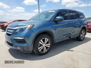 2016 Honda Pilot EX-L with VIN 5FNYF6H50GB121482, listed as a Copart auction lot 56768865 with 96,122 mi miles and Salvage title. Bid and sale history available at DreamBid. Image 1.