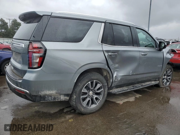 2023 Chevrolet Tahoe LS z VIN 1GNSKMKD5PR474422, wystawiony jako Copart lot #47843445 z przebiegiem 43 712 mil mil oraz Szkoda całkowita • Salvage title. Historia ofert i sprzedaży dostępna na DreamBid. Obrazek 3.