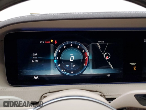 2019 Mercedes-Benz S 450 with VIN WDDUG6EB8KA430632, listed as a Copart auction lot 69281462 with 26,128 mi miles and . Bid and sale history available at DreamBid. Image 9.