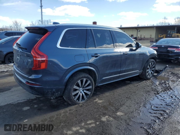 2023 Volvo XC90 Core with VIN YV4L12PV4P1955683, listed as a Copart auction lot 45292395 with 38,749 mi miles and Salvage Title. Bid and sale history available at DreamBid. Image 3.