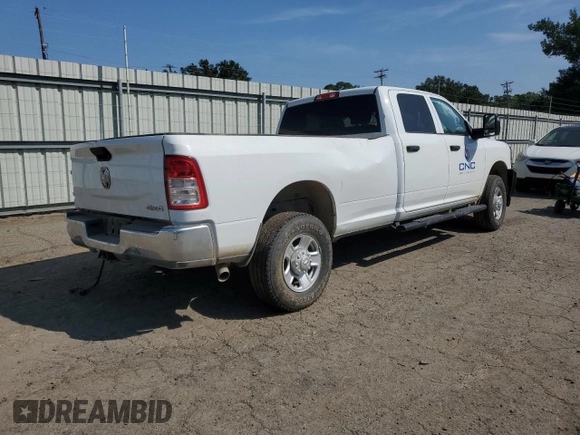 2023 Ram 2500 Tradesman with VIN 3C6UR5HJ8PG610307, listed as a Copart auction lot 68099834 with 0 mi miles and Salvage Title. Bid and sale history available at carsss.com. Image 3.