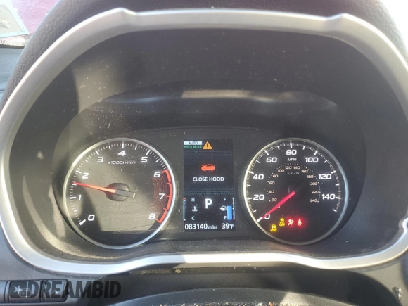 2020 Mitsubishi Eclipse Cross LE with VIN JA4AT4AA2LZ014356, listed as a Copart auction lot 77603994 with 83,140 mi miles and Salvage title. Bid and sale history available at DreamBid. Image 9.