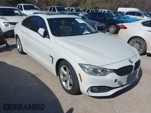 2014 BMW 4 Series 428i xDrive with VIN WBA3N9C58EF721369, listed as a IAAI auction lot 41768891 with 181,068 mi miles and . Bid and sale history available at DreamBid. Image 1.