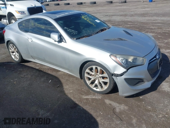 2013 Hyundai Genesis Coupe R-Spec with VIN KMHHT6KD7DU096698, listed as a IAAI auction lot 41604486 with Not provided miles and . Bid and sale history available at DreamBid. Image 1.