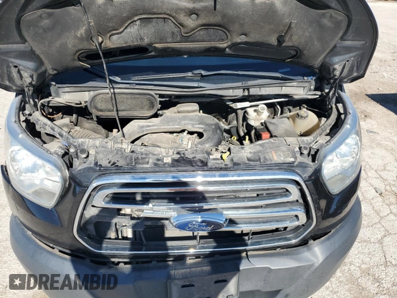 2015 Ford Transit Cargo with VIN 1FTNE1YM4FKB27383, listed as a Copart auction lot 80153074 with 228,321 mi miles and Salvage title. Bid and sale history available at DreamBid. Image 13.