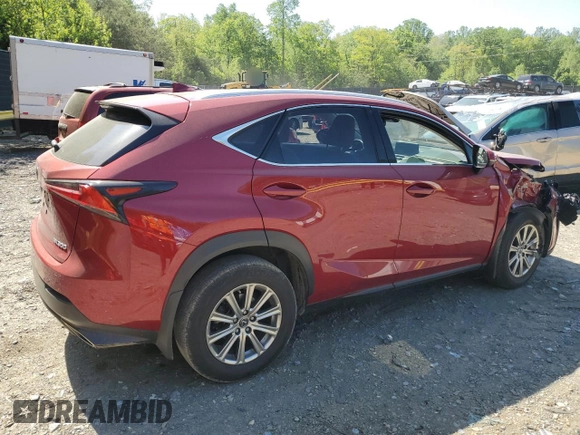 2020 Lexus NX 300 z VIN JTJDARDZ7L5005101, wystawiony jako Copart lot #55093005 z przebiegiem 77 568 mil mil oraz Szkoda całkowita • Salvage title. Historia ofert i sprzedaży dostępna na DreamBid. Obrazek 3.