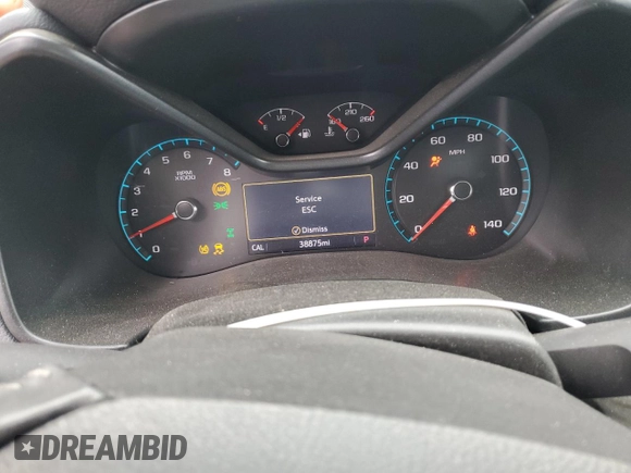 2020 Chevrolet Colorado 4WD Z71 with VIN 1GCHTDEN7L1140874, listed as a Copart auction lot 49162725 with 38,875 mi miles and Salvage Title. Bid and sale history available at carsss.com. Image 9.