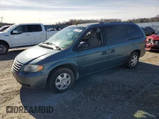 2007 Chrysler Town & Country LWB LX with VIN 2A4GP44R97R343684, listed as a Copart auction lot 44413805 with 148,431 mi miles and Clean Title. Bid and sale history available at carsss.com. Image 1.